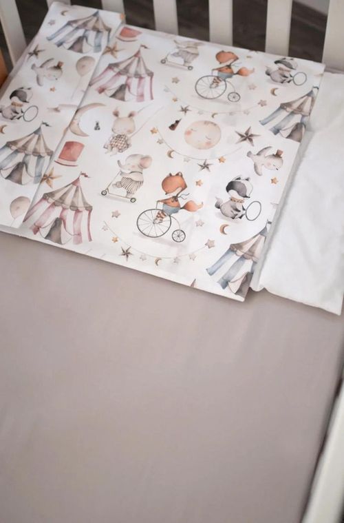 cumpără Lenjerie de pat pentru copii Veres 153.1.19 Сменная постель Звери в Цирке 90x110/40x60 (3ед.) în Chișinău 