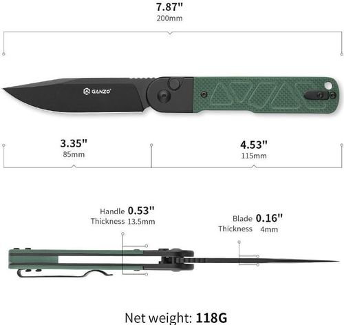 cumpără Cuțit turistic Ganzo G767PT-GB în Chișinău 