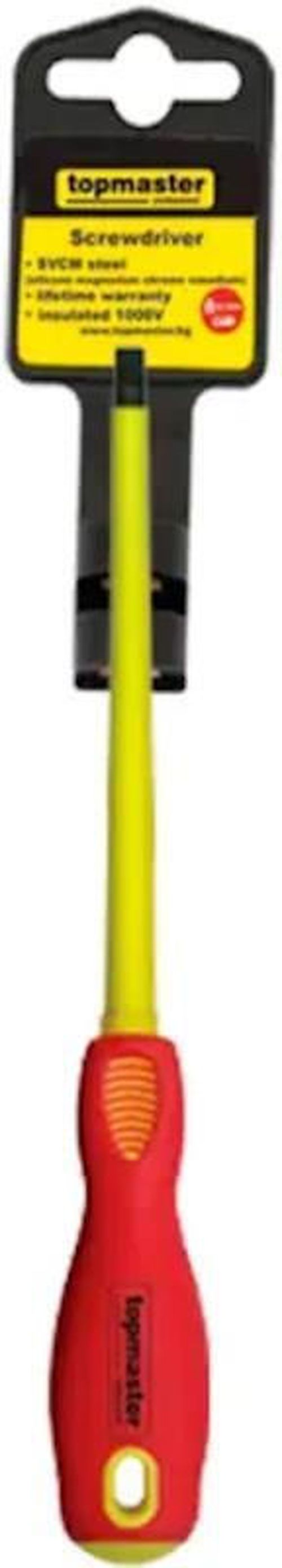 купить Отвёртка Topmaster 220114 отвертка, 5.5x230, 1000В в Кишинёве 