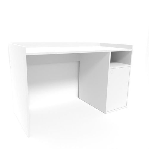 cumpără Masă de birou Smartex (10917) Tab Classic 120cm Alb în Chișinău 