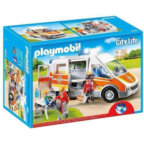 купить Конструктор Playmobil PM6685 Ambulance with Lights and Sound в Кишинёве 