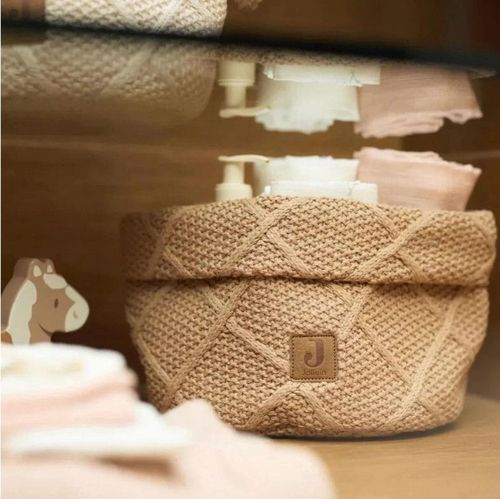 cumpără Cutie depozitare Jollein 580-001-68039 Cosulet Check Knit Biscuit în Chișinău 