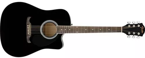 cumpără Chitară Fender FA-125CE Dreadnought Electro-Acustică - Walnut Fingerboard, Black în Chișinău 
