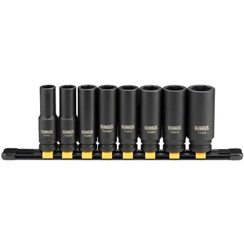 купить Набор головок, бит, насадок DeWalt DWMT86090-0 Набор 8 ударных торцевых головок, глубоких 1/2 в Кишинёве 