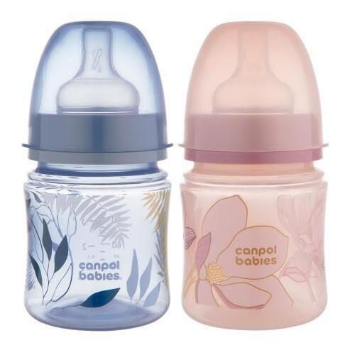 cumpără Cană cu pai Canpol 35/239 Антиколиковая бутылочка EasyStart 120мл Gold în Chișinău 