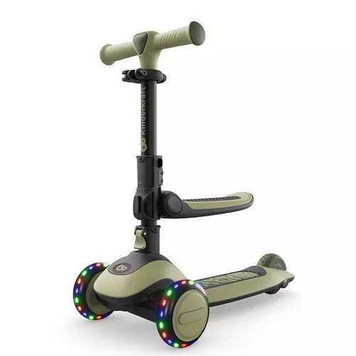 cumpără Trotinetă KinderKraft Halley 2 2in1 Green (KRHALL02GRE0000) în Chișinău 