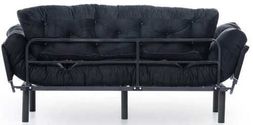 cumpără Canapea Trendy Nitta Triple Negru, extensibila (3 locuri) în Chișinău 