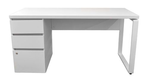 купить Офисный стол Deco Urban+Box incorporat 1500x680 White в Кишинёве 