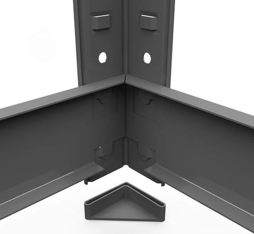 купить Cтеллаж складской Nex Home Raft metalic Standard 1800x900x400mm, 5 nivele MDF, antracit в Кишинёве 