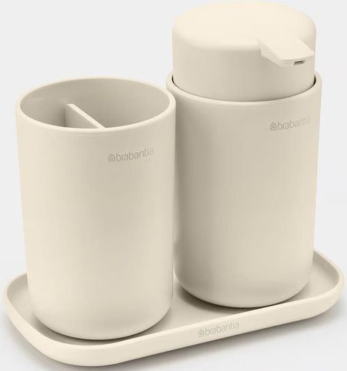 cumpără Set pentru baie Brabantia 22 34 02 Accessory Set Brabantia, 3 Pieces, Soft Beige în Chișinău 