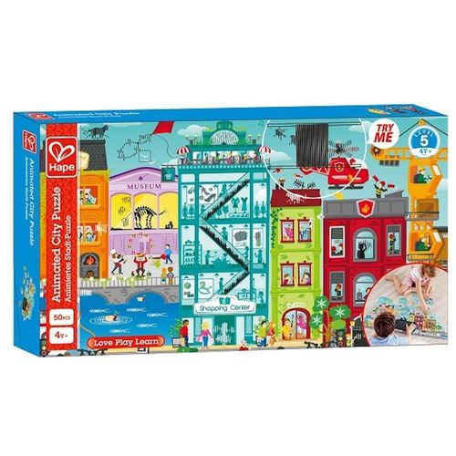 cumpără Puzzle Hape E1629 Puzzle Orașul animat în Chișinău 