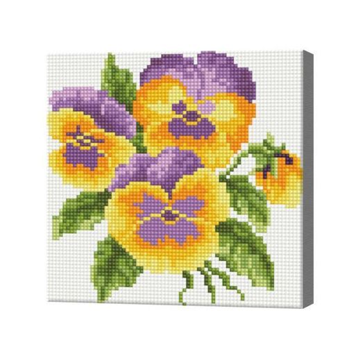 купить Картина по номерам Art Gallery BJ122 Mozaic cu diamante 20x20cm Panselute в Кишинёве 