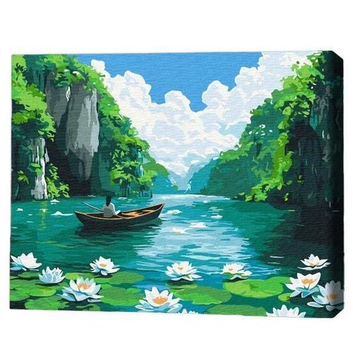 cumpără Tablou pe numere BrushMe RBS54240FC 30x40cm (fără cutie) Acolo unde este pace în Chișinău 