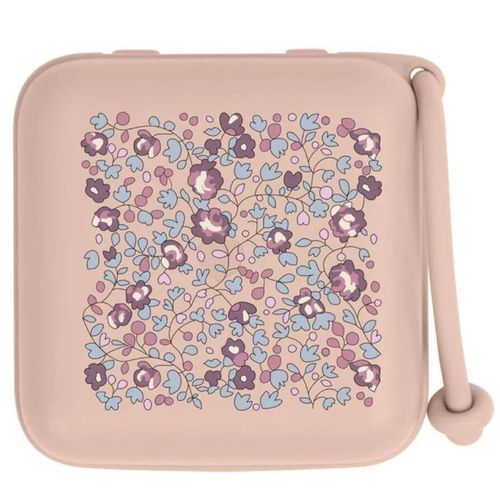 купить Пустышка BIBS 420011244 Cutie pentru depozitare suzete Liberty Eloise Blush в Кишинёве 