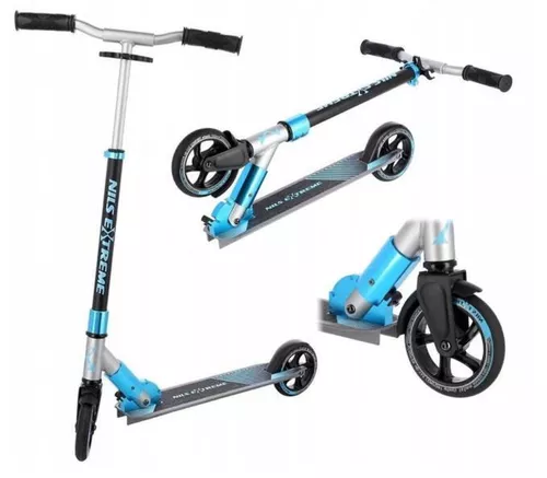 купить Самокат Nils HD145 Abisal Graphite-Blue Scooter в Кишинёве 