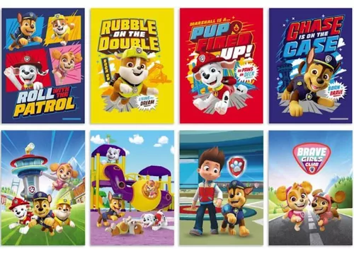 купить Набор для творчества Dodo 200444 Set de colorat cu apă Patrula cățelușilor, 8 pagini в Кишинёве 