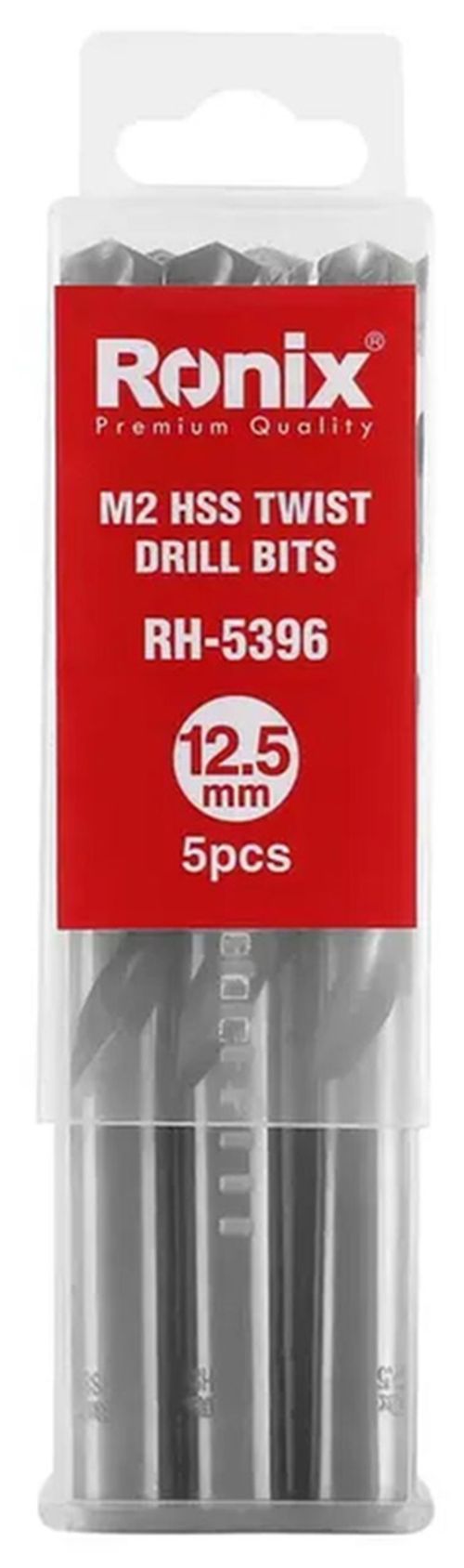 купить Сверло Ronix RH-5396 Set burghiu 12.5mm-M2 (5buc) в Кишинёве 