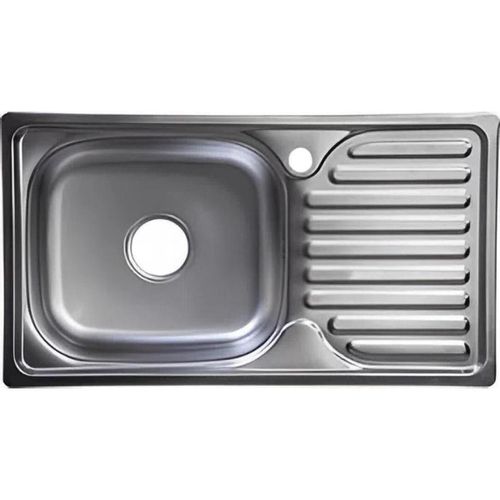 cumpără Chiuvetă bucătărie Rubano HD7642A-E incastrabila 760x420x180mm. (stinga),inox, mat-0,8mm în Chișinău 