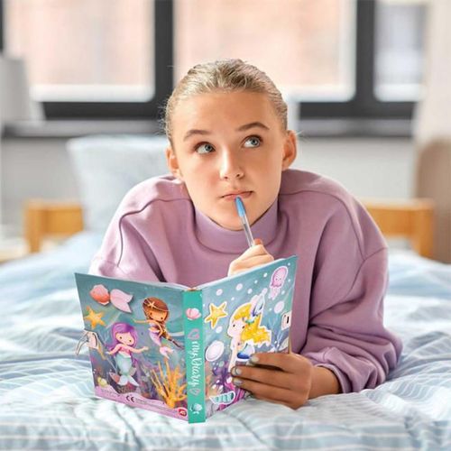 купить Блокнот As Kids 1027-64164 Agenda mare cu cheita de blocare Sirena в Кишинёве 