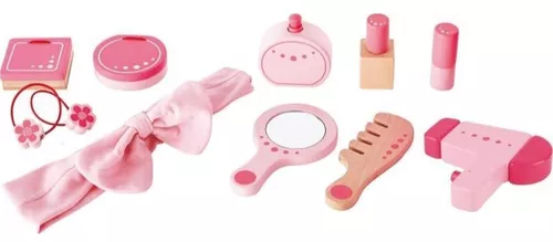 купить Игровой комплекс для детей Hape E8350 Set din lemn Masuta cu scaun pentru machiaj cu accesorii в Кишинёве 