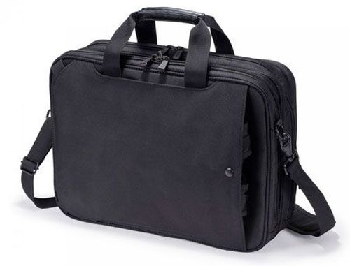 cumpără Dicota D30925 Top Traveller Dual ECO 14"-15.6", Eco-friendly shoulder bag and backpack with protection and convenience, Black (geanta laptop/сумка для ноутбука) în Chișinău 