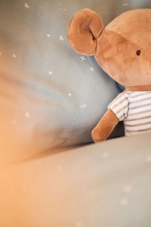 купить Детское постельное белье Jollein 003-005-67102 Set Huse de plapuma si perna Twinkling Sea Green, 100x140cm в Кишинёве 