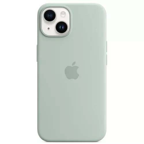 купить Чехол для смартфона Apple iPhone 14 Silicone Case with MagSafe, Succulent MPT13 в Кишинёве 