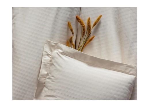 cumpără Lenjerie de pat Cotton Box Stripe Ecru Satin (2 persoane) în Chișinău 