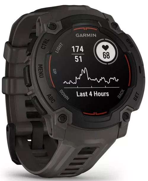 купить Смарт часы Garmin Instinct E, 45 mm, Black with Charcoal Band (010-02933-00) в Кишинёве 