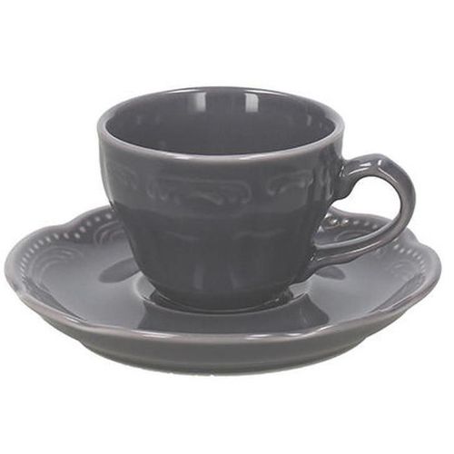 купить Чашка Tognana 48831 V.Wenna Набор чашек кофейных V.Wenna Charme 6шт с блюдцами серый в Кишинёве 