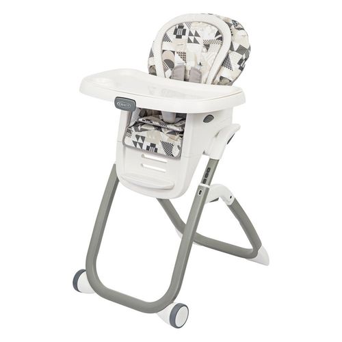 Стульчик для кормления Graco Duodiner DLX 6 in 1 Patchwork Grey 