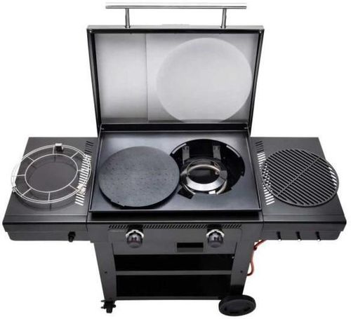 купить Мангал Char-Broil 140241 Versa-Tile Griddle 2 Burner, Plancha/Grill/Cuptor Pizza (pe gaz ) в Кишинёве 