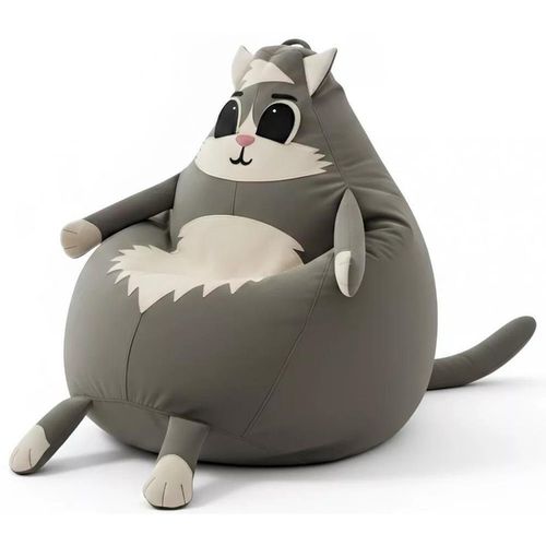 купить Кресло-мешок BeanBag BM6237, Груша Котик, L в Кишинёве 