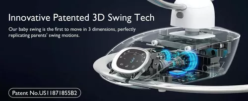 cumpără Leagăn pentru bebeluși Momcozy AW001-GR12NB-A CocoSway cu leganare 3D în Chișinău 