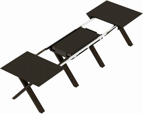 cumpără Masă Deco Madrid Black Top+Black Legs 160*100+50+50+50+50 în Chișinău 