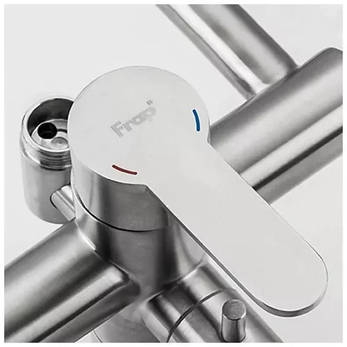 купить Душевая панель Frap F 24801 INOX cu bara dus (4270)+(1323) в Кишинёве 