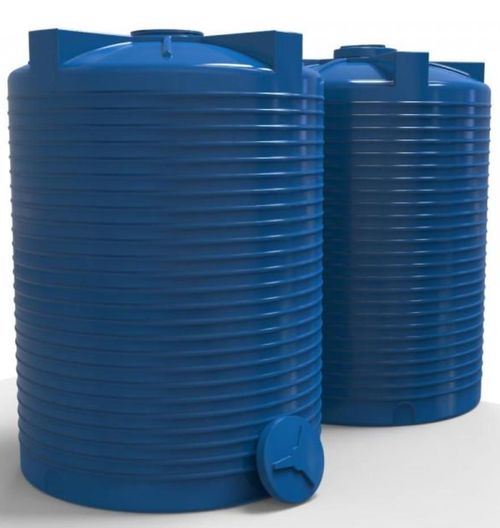cumpără Duș de vară Uniplast 37097 Rezervor apa 7500 L vertical, oval (albastru) cu stut în Chișinău 
