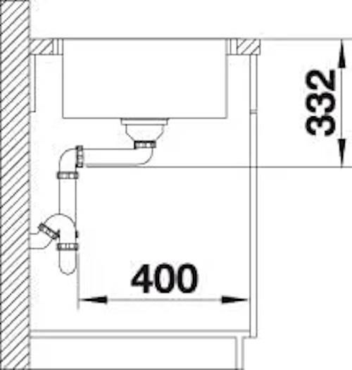 cumpără Chiuvetă bucătărie Blanco LEMIS XL6S-IF COMPACT (inox) 78x50cm pe blat (525111) în Chișinău 