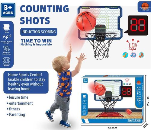 купить Баскетбольная корзина miscellaneous 11926 Panou baschet cu inel si plasa+minge cu Led Time 357773 в Кишинёве 