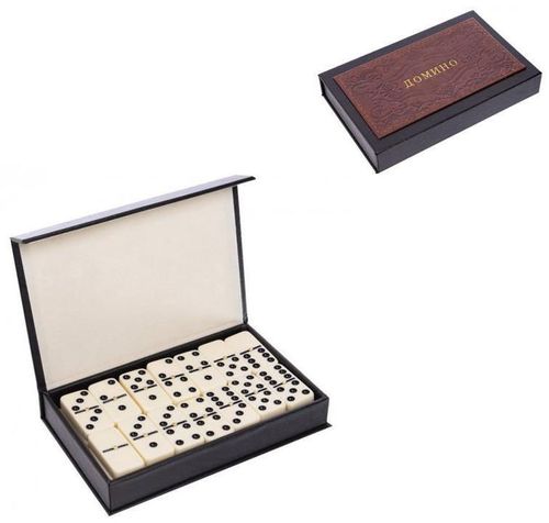 купить Настольная игра misc 2595 Domino box din lemn 224-449/224-451 в Кишинёве 
