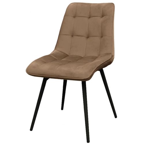 cumpără Scaun Deco Capella Catifea Brown HLR49 + Black Legs în Chișinău 