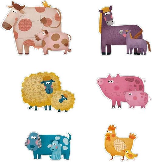 купить Головоломка Mideer MD3012-1 Primul puzzle Mama și copilul в Кишинёве 