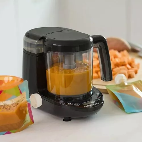 купить Пароварка-блендер BabyBrezza BRZ0258 Food Maker Deluxe Black в Кишинёве 