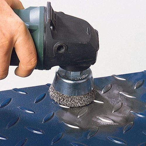 купить Набор головок, бит, насадок Wolfcraft Чашкообразная щётка из нержавеющей стали 2702000 в Кишинёве 