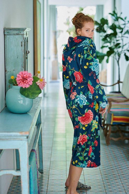 cumpără Textile de casă Pip Studio 205551 Good Evening Bathrobe Dark Blue L în Chișinău 