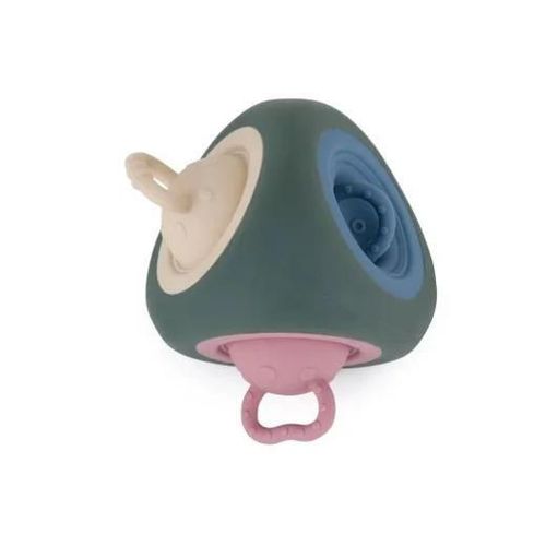 купить Игрушка-прорезыватель Petite&Mars 584817 Sensory Pop-Up Triangle Misty Green (10+ luni) din silicon в Кишинёве 