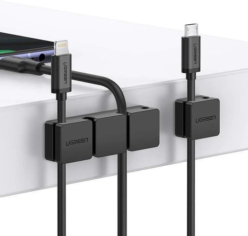 cumpără Accesoriu pentru aparat mobil Ugreen 70585 Cable Organizer 3+1, Black în Chișinău 
