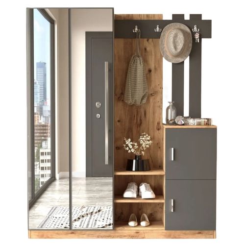 cumpără Mobilă pentru antreu Trendy DD8-AA, 147x179x37cm (GTR001399) în Chișinău 