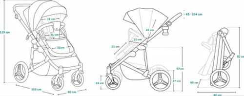 купить Детская коляска Lionelo Carucior 2in1 Mari Tour Grey Stone в Кишинёве 