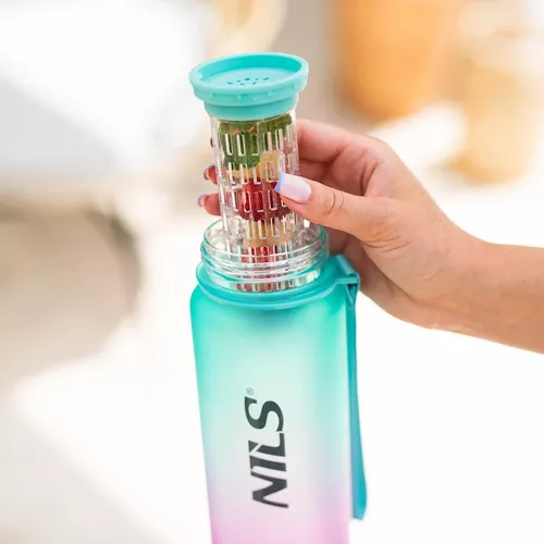 купить Бутылочка для воды Nils NCD04 Abisal Green-Pink Tritan Bottle в Кишинёве 